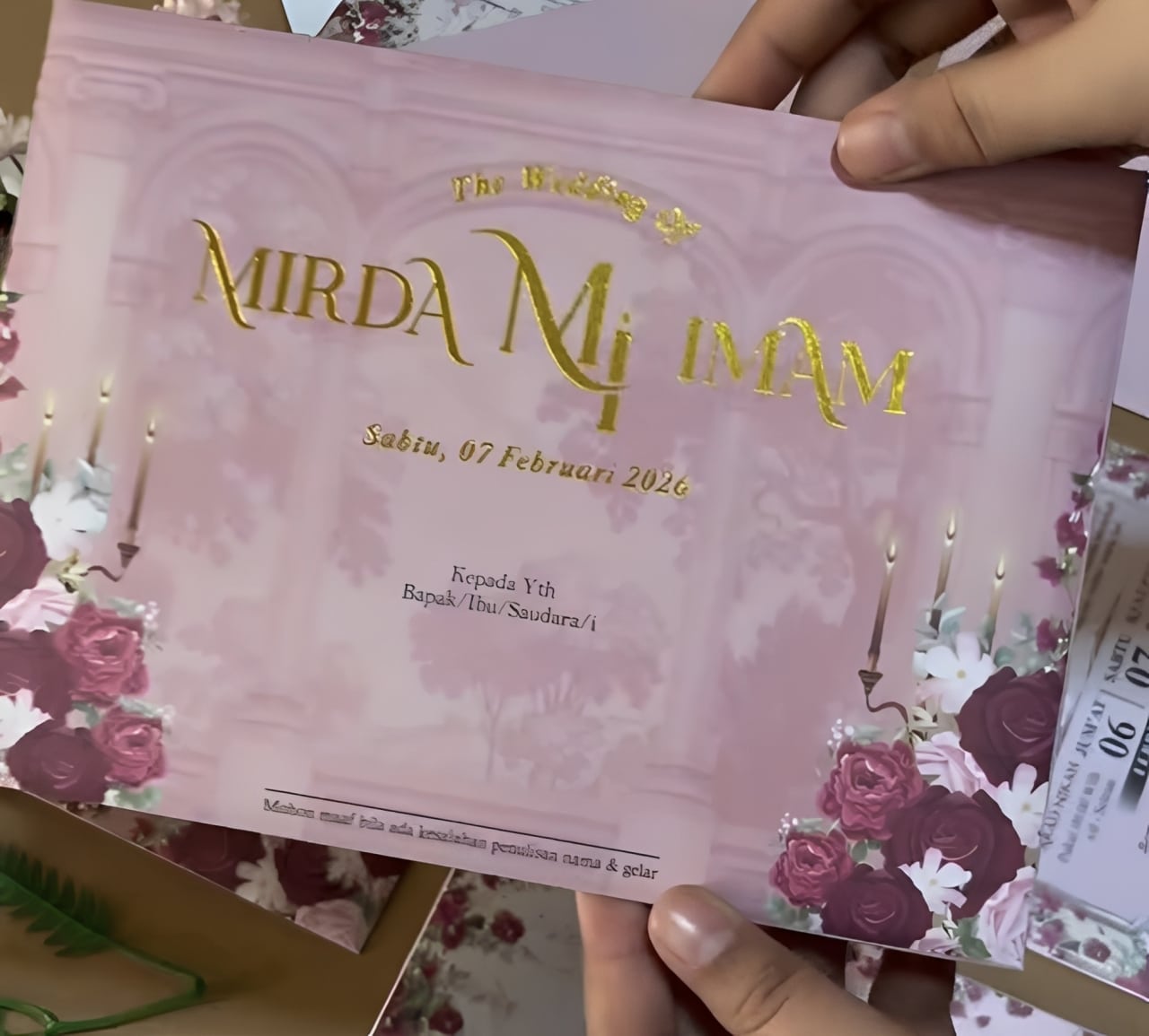 contoh orderan undangan online