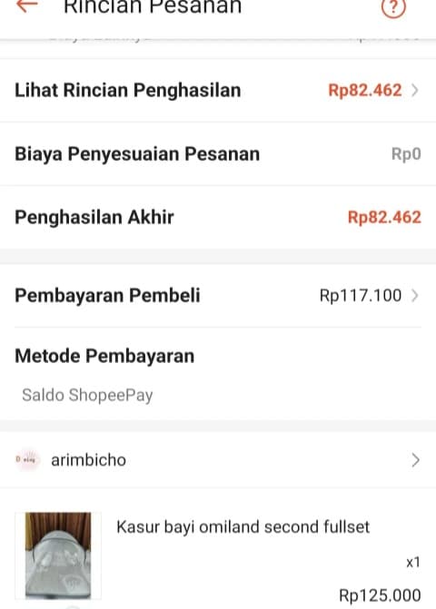 Pemotongan pajak dan biaya admin untuk Seller