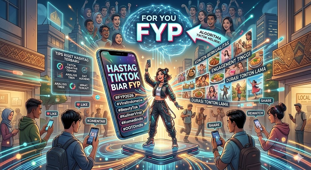 hastag TikTok biar FYP