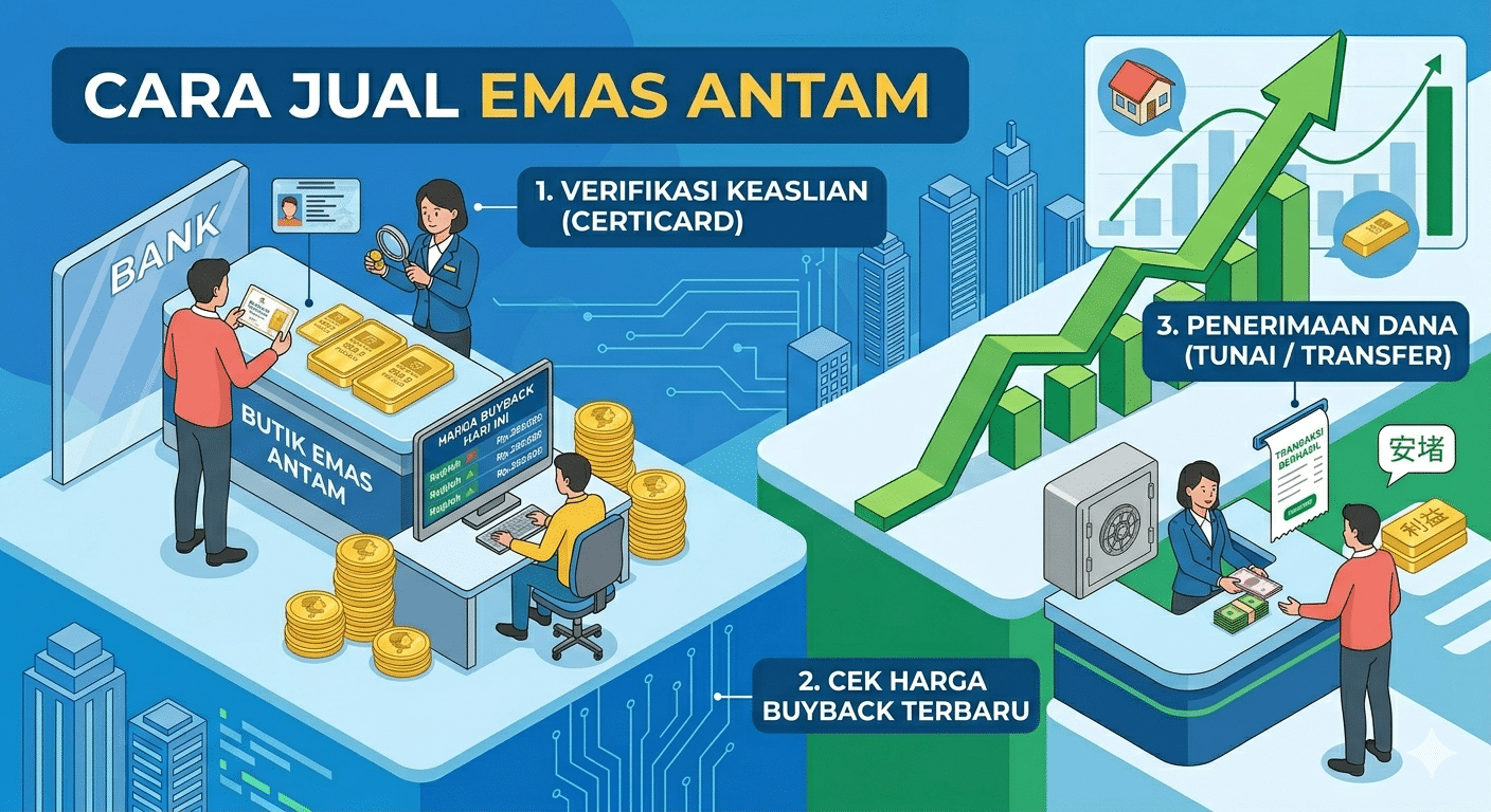 Cara Jual Emas Antam